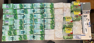 租套房囤放上億元毒品 警逮2嫌送辦