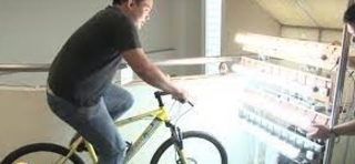 踩腳踏車發電 金門學童體會能源得之不易