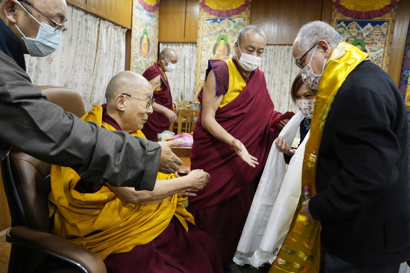 達賴喇嘛接見德里台商 疫後有意願方便時訪台 | 華視新聞