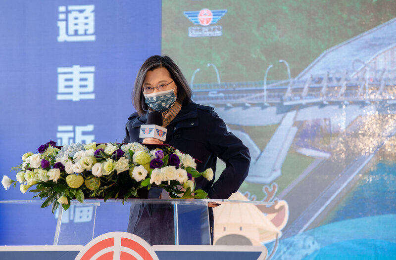 南方澳大橋完工將通車  蔡總統：期待轉型重生