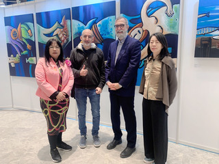 義大利插畫家竹北展出  促進台義文化交流