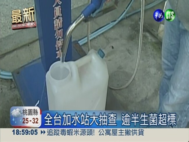 消保處抽查7縣市54家加水站 11家衛生管理不符規定 | 華視新聞
