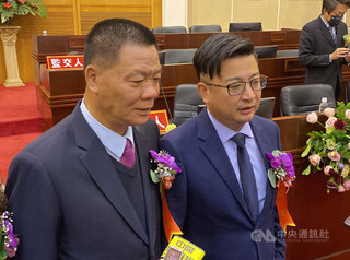 彰化縣議會正副議長選舉  謝典林、許原龍連任