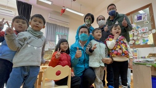 陳福海訪開瑄國小 期許金門指標性學校