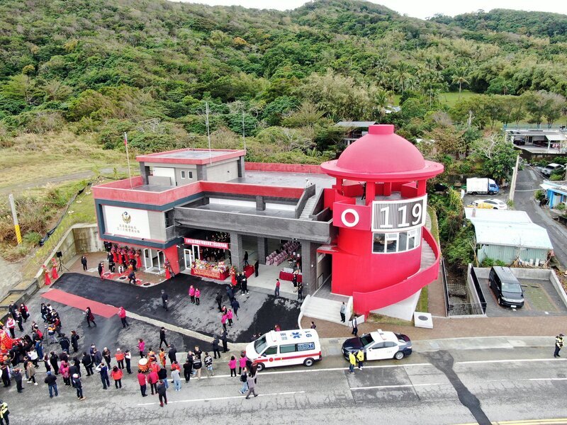 花蓮豐濱消防分隊新廳舍 設瞭望台開放民眾賞海景 | 華視新聞