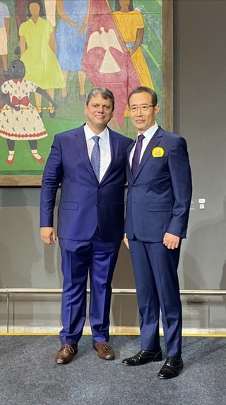 巴西聖保羅州長就職 辦事處長馮光中出席觀禮