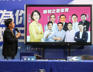 王鴻薇選前之夜  藍營大咖齊聚催票