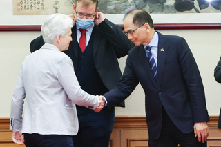 游錫堃接見德國國會團  盼全球民主同盟國支持台灣