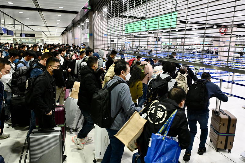 中國開放邊境  出入境人流恢復至疫情前26% | 華視新聞