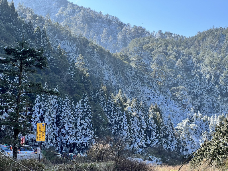 武陵農場下雪了  民眾驚嘆一片銀白世界 | 華視新聞