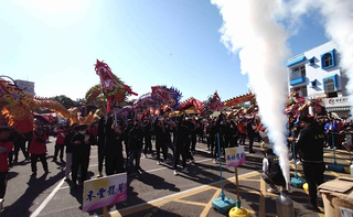 苗栗????龍開光點睛  客家鬧元宵揭序幕