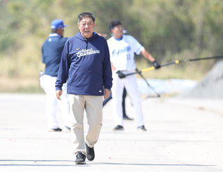 悍將開訓稻江基地展新貌 林華韋盼至少合作10年