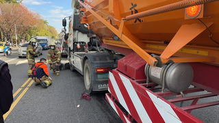 台南東區聯結車疑追撞機車 女騎士命危送醫