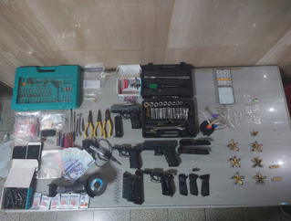 藏身山區鐵皮屋改造槍械  中市警破獲行動兵工廠