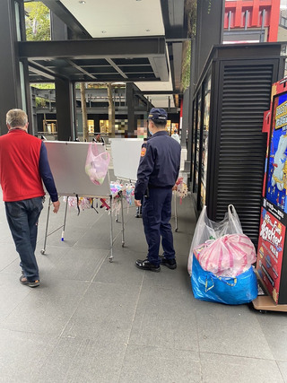 台灣燈會試營運  北市警強力取締違規攤販和違停