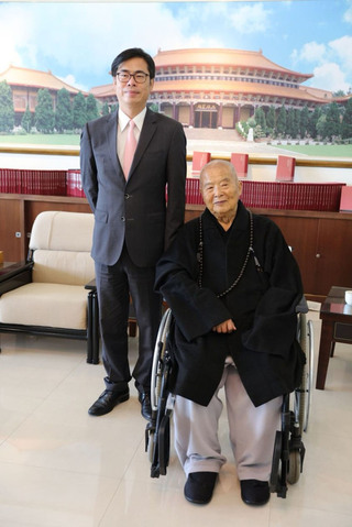 星雲法師辭世  陳其邁：全力協助治喪事宜