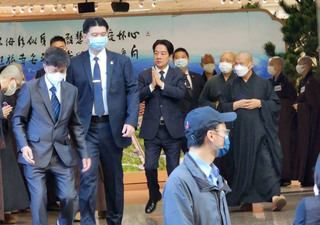 賴清德弔唁星雲法師 盼其理想功德流傳台灣社會