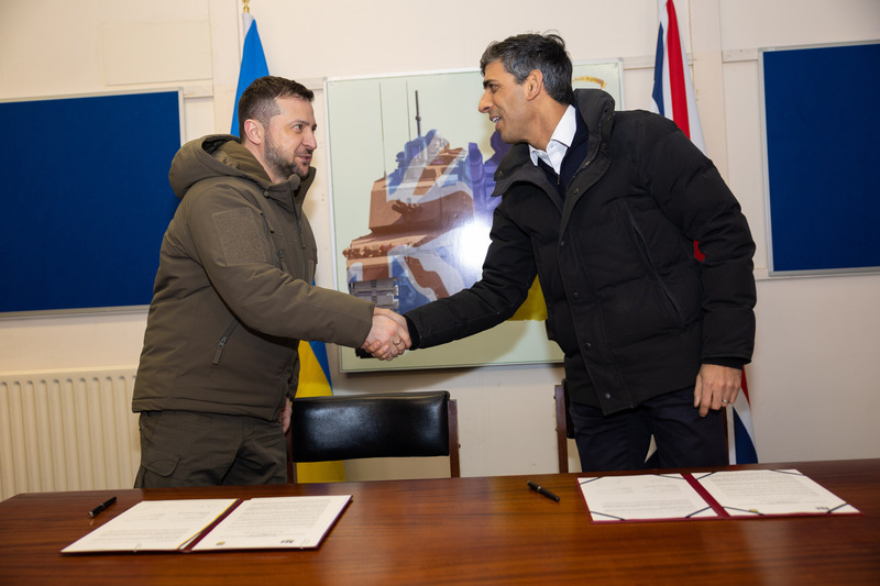 英、烏簽署團結聲明 支持烏克蘭加入北約 | 華視新聞