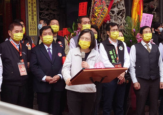 白沙屯媽祖進香起駕倒數 蔡總統為台灣、土耳其祈福