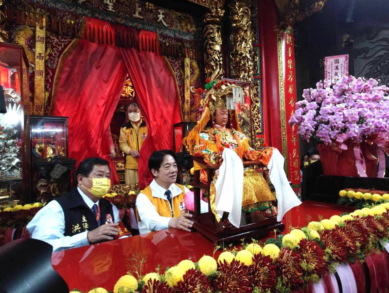 白沙屯媽祖進香在即  賴副總統參拜恭迎神龕 | 華視新聞