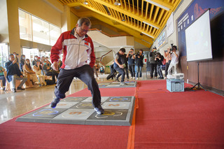 南投引進首套智能運動地墊 像玩遊戲適合全年齡