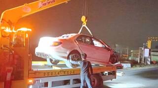 台南善化自小客車翻覆疑酒駕 2人送醫不治