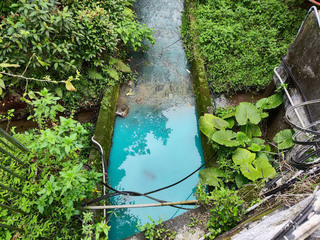 廠商油漆染藍雙溪  新北環保局：最重可罰300萬