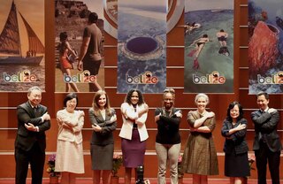 木雕呈現女力 貝里斯文化暨婦女月於國圖開展