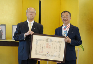 獲頒旭日中綬章  丁澈士：學術交流盡本分備感榮耀