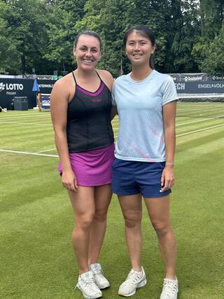 吳芳嫺連過2關  巴特洪堡女網賽女雙晉4強