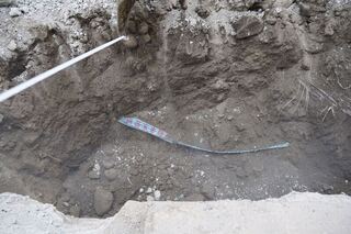 竹北天坑路段又挖到廢棄物  新竹縣府：不影響公安