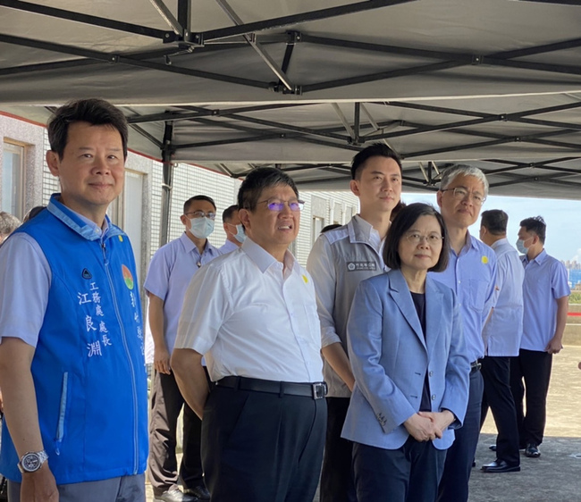 總統視察竹北水資中心 建構基礎建設吸引外資進駐 | 華視新聞