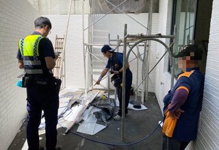 嘉義民雄新建住宅工人清洗外牆墜落 送醫不治
