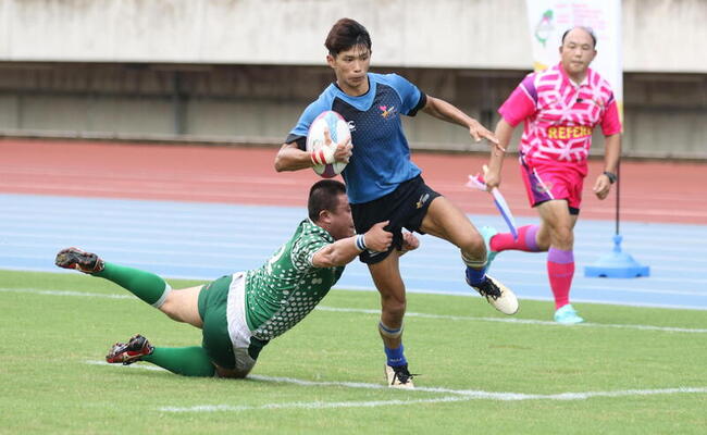 元坤聽障選手2次達陣 橄欖球企業聯賽10連勝 | 華視新聞