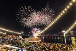 大稻埕夏日節首場煙火秀吸睛 湧逾5萬人次觀賞