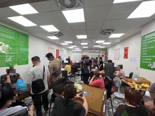 棋牌社成賭窟  蘆洲警連破2處逮41人送辦