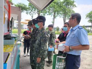 勞動部中彰投分署科技導覽  助屆退官兵轉銜就業