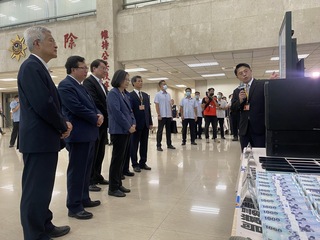 蔡總統視察刑事局  揭阻詐3大成果、倡打詐6不