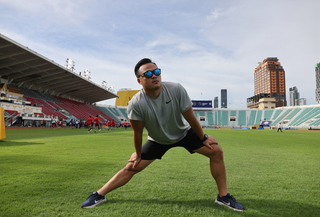 田徑亞錦賽 鄭兆村熱身感覺好衛冕金牌平常心