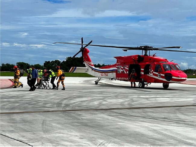 大分山屋及塔芬山救護求援 空勤直升機助2人就醫 | 華視新聞