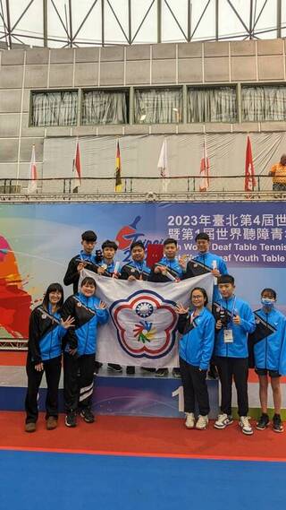 聽障桌球世錦賽  台灣男團摘金