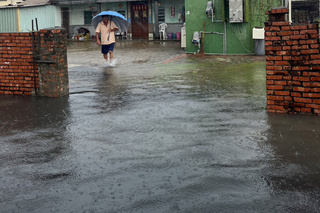 台南七股強降雨  低漥民宅積水預防性撤離1人