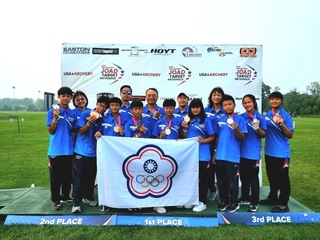 花蓮縣中華國小射箭隊赴美參賽 勇奪4金5銀6銅