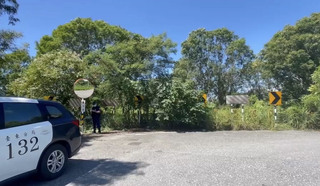 豐年機場漢光演習近 道路反光鏡疑遭射擊警方追查