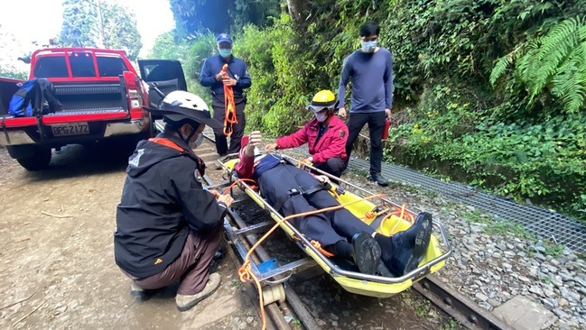 阿里山消防自製軌道台車 提升眠月線救援量能 | 華視新聞