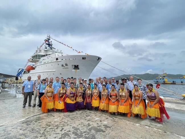 台灣海研船勵進號首赴帛琉 兩國鎖定藍碳研究助淨零 | 華視新聞