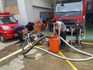 颱風杜蘇芮逼近 竹竹苗巡檢抽水機加強下水道清淤