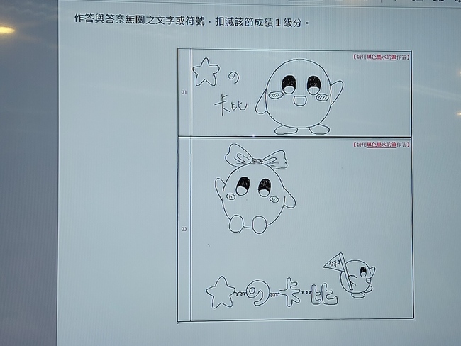 分科測驗答題卷畫電玩角色、墨水筆  被扣1級分 | 華視新聞