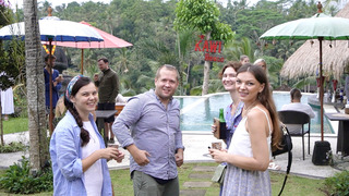 烏俄人避戰峇里  中央社採訪側記