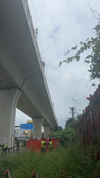 台中移工攀隔音牆與警僵持2小時 翻入軌道遭輾斃